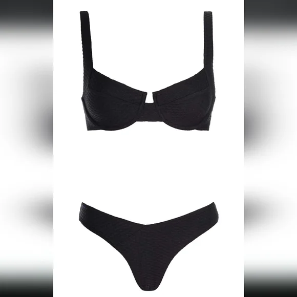 VETCHY Laguna Bikini Black Set NWT - Picture 2 of 8